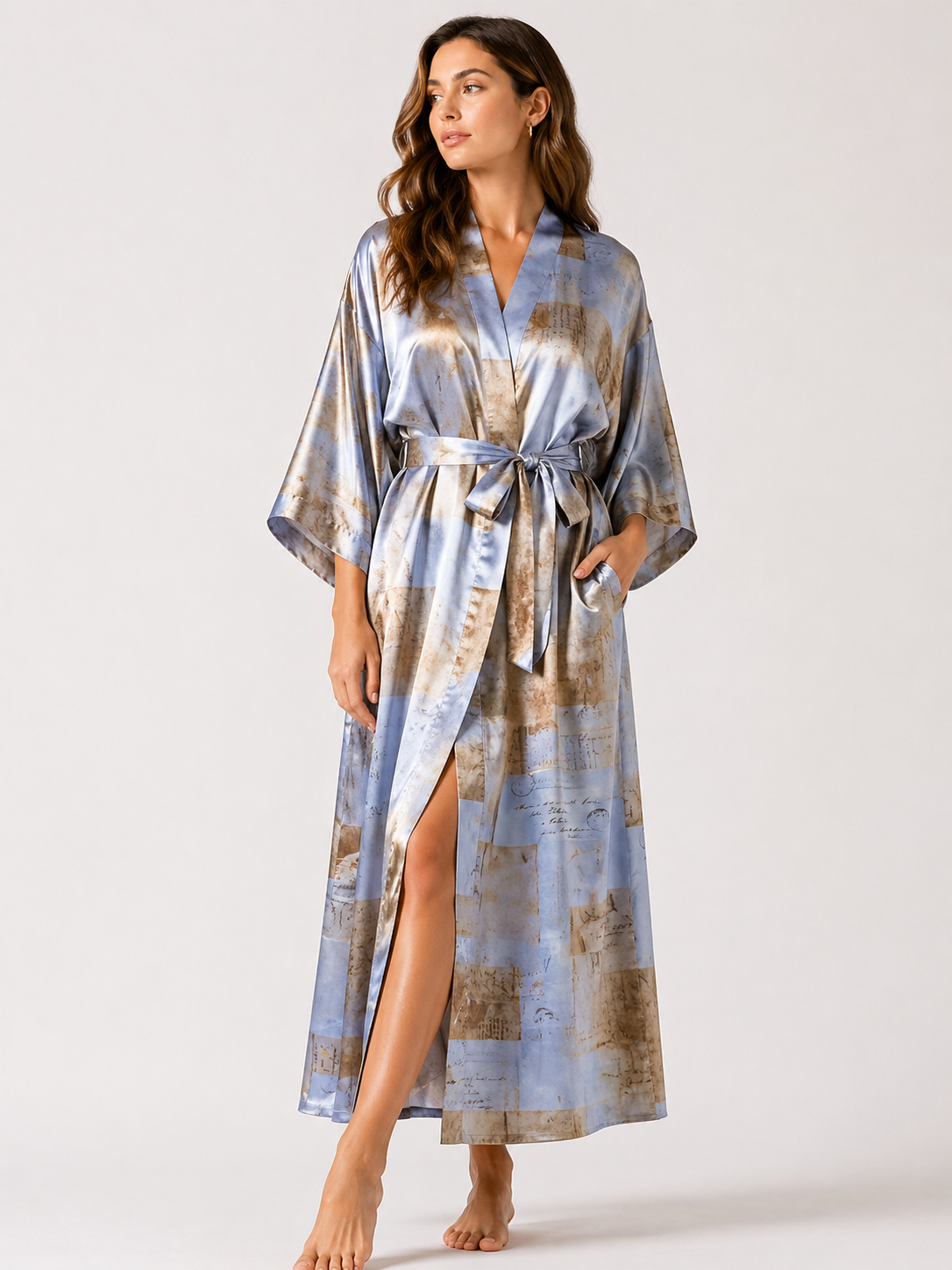 Mulberry Silk Robe – Vintage Style Comfort
