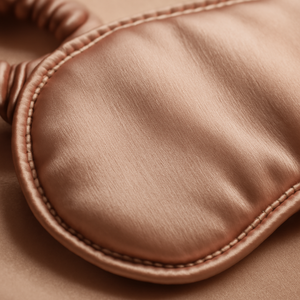 Antique Rose Silk Sleep Mask – Serene Slumber - Image 3