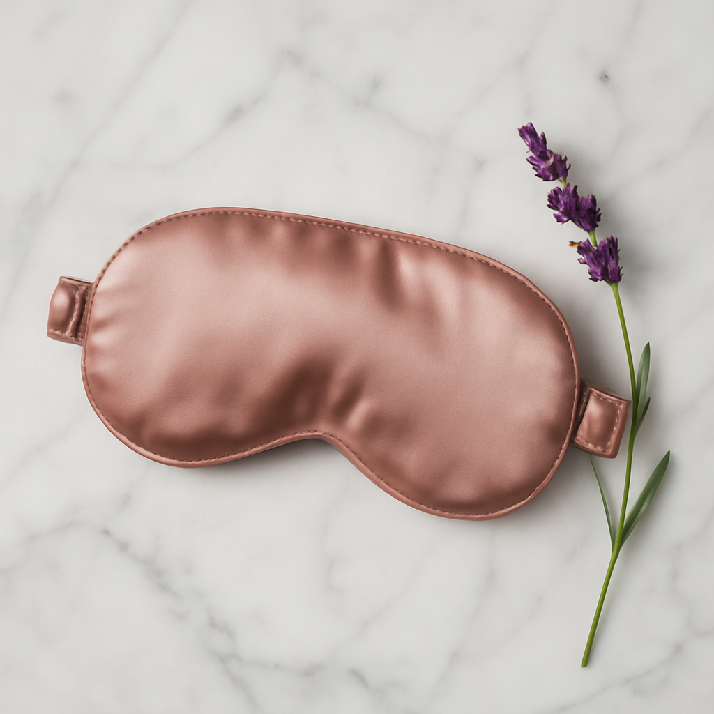 Antique Rose Silk Sleep Mask – Serene Slumber