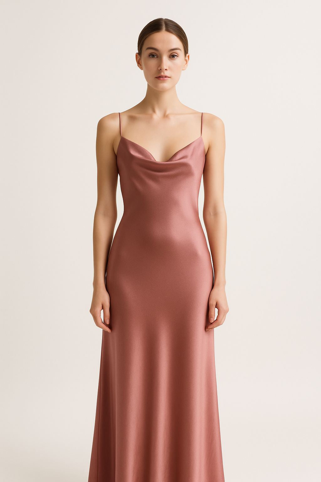 Antique Rose Silk Slip Dress – Serica House