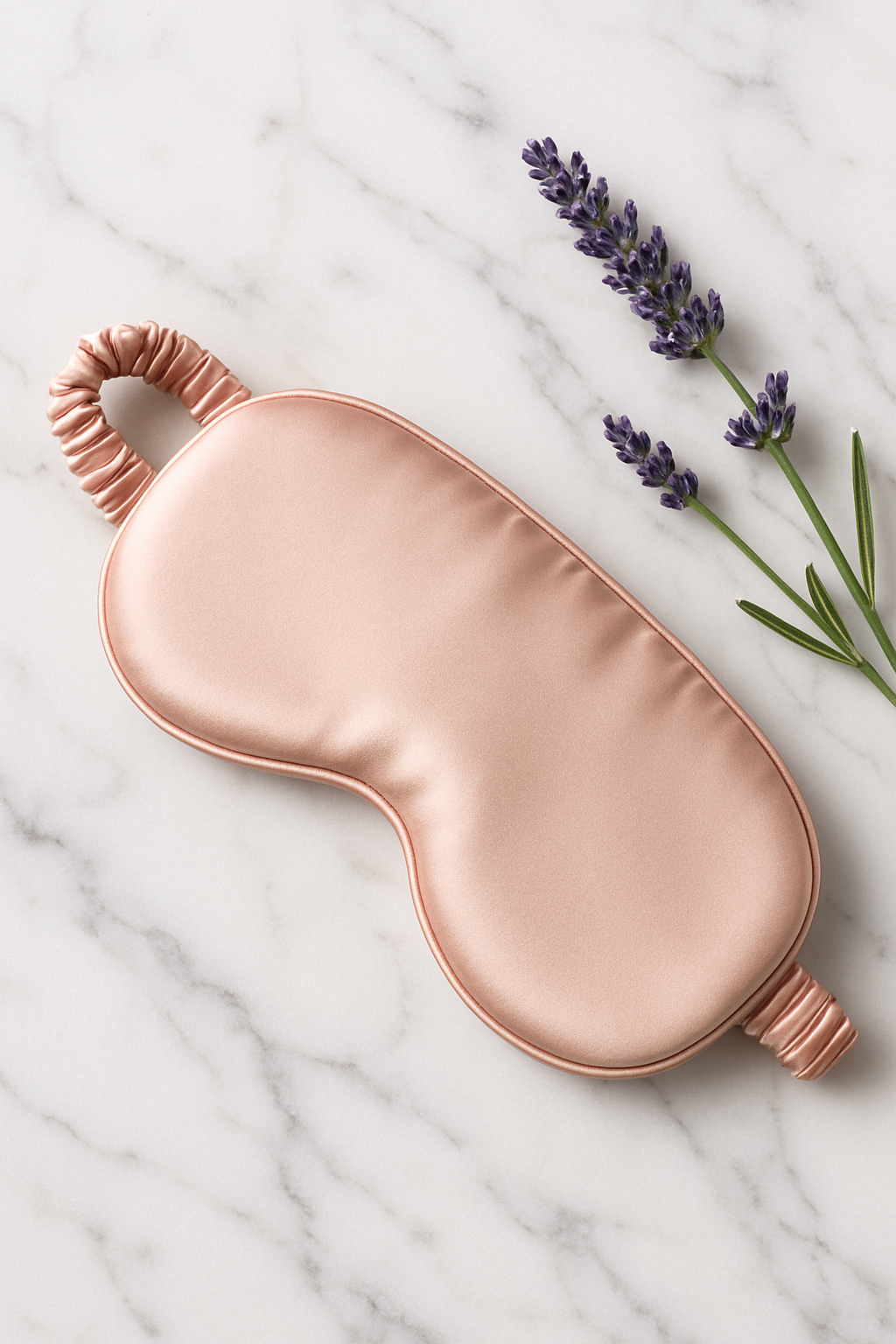 Blush Pink Silk Sleep Mask – Dreamy Nights
