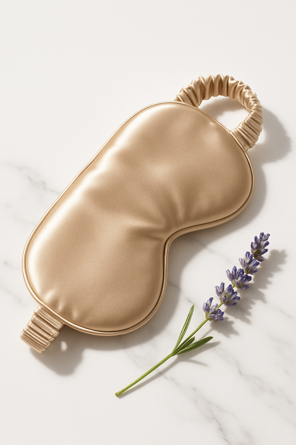 Champagne Silk Eye Mask – Relax and Unwind - Image 2