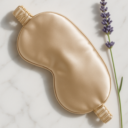Champagne Silk Eye Mask – Relax and Unwind