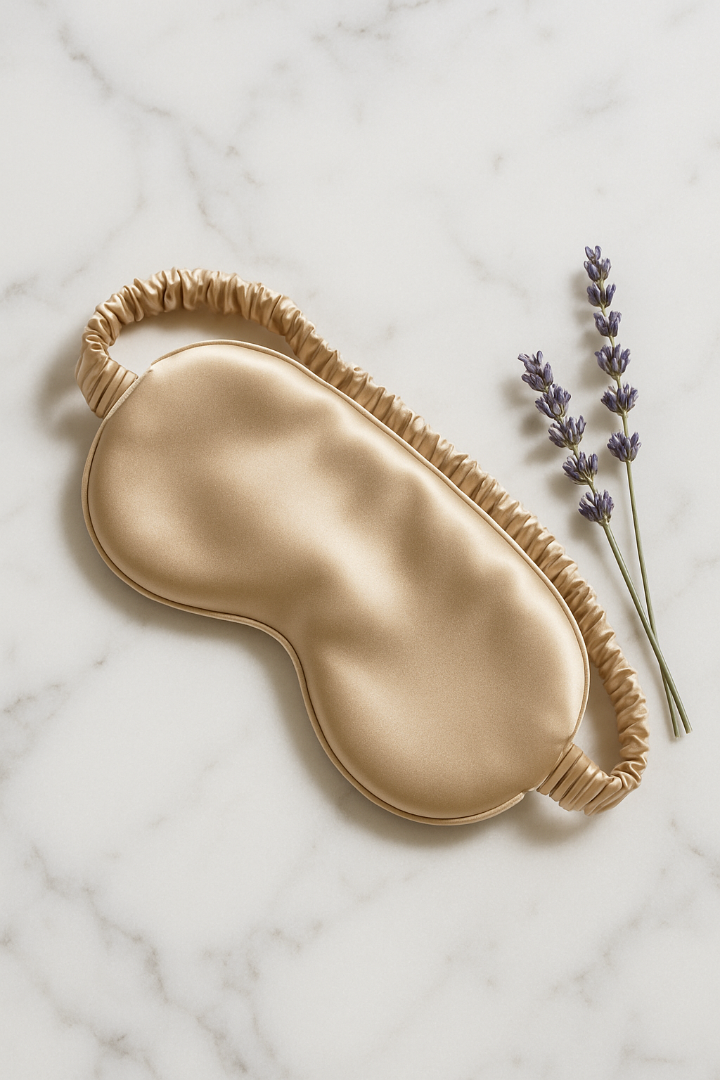 Champagne Silk Eye Mask – Relax and Unwind - Image 4