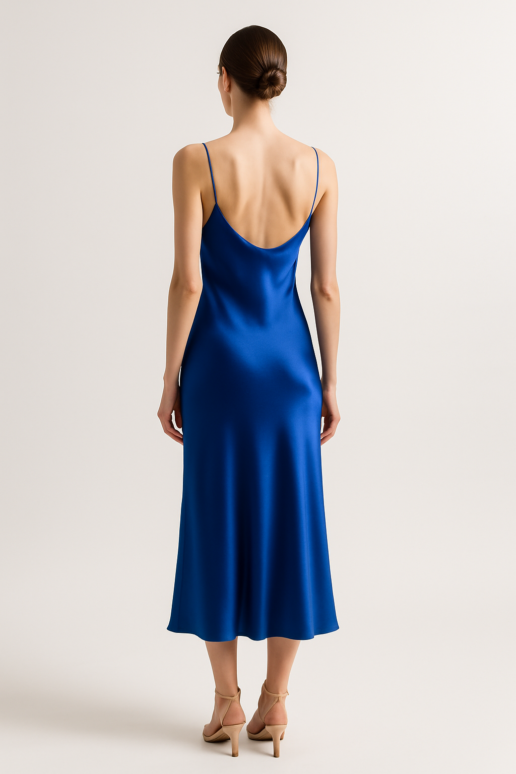 Cobalt Blue Silk Dress – Bold & Beautiful - Image 2