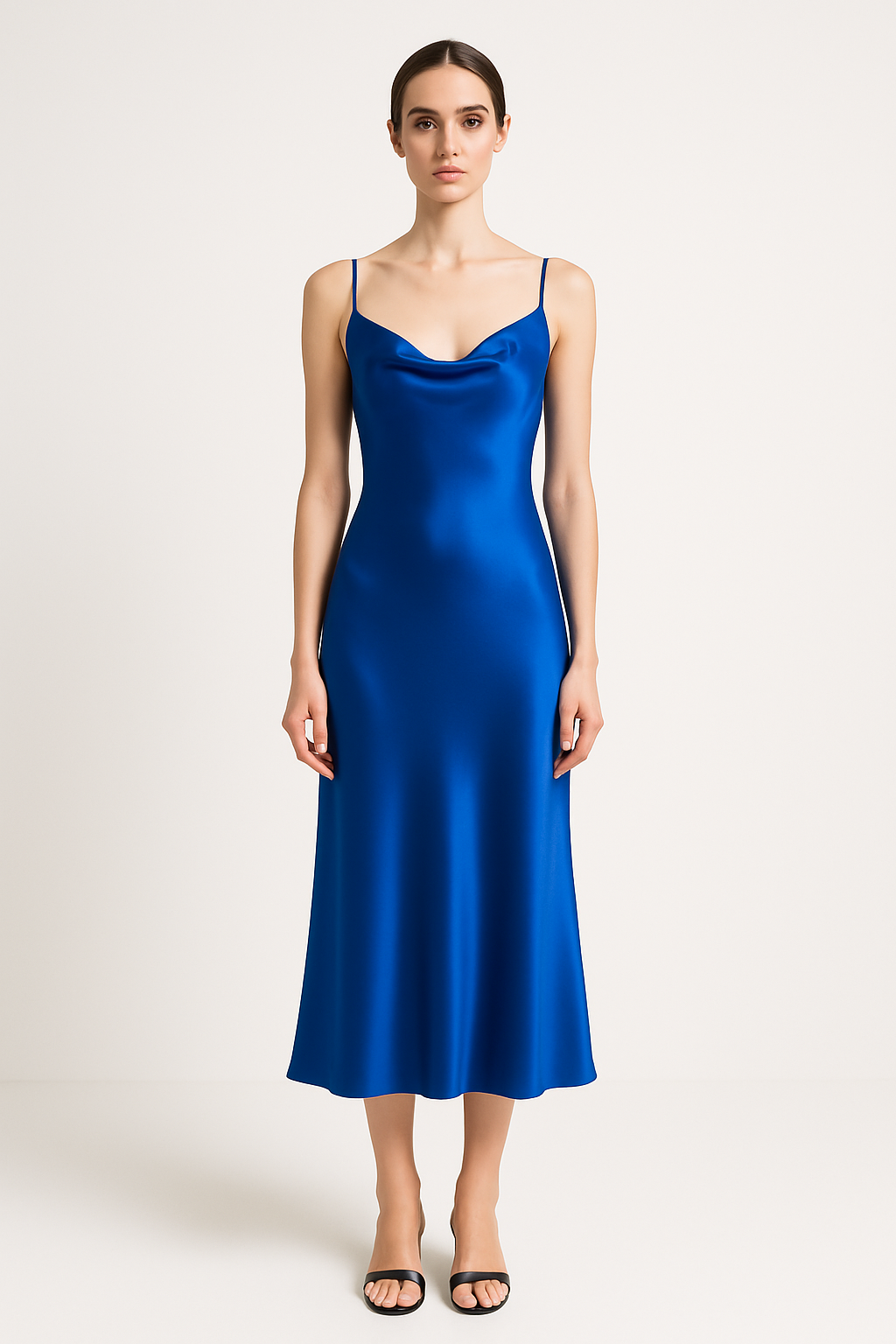 Cobalt Blue Silk Dress – Bold & Beautiful