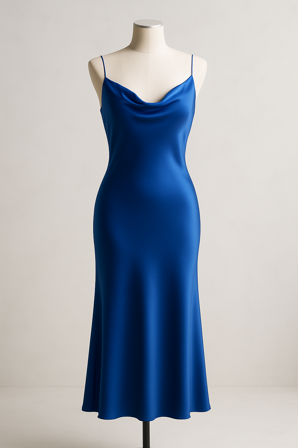 Cobalt Blue Silk Dress – Bold & Beautiful - Image 4