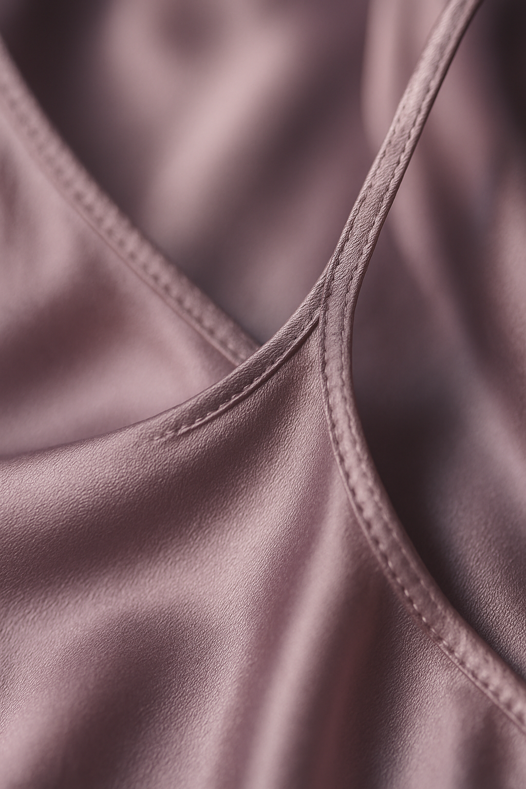 Dusty Lilac Silk Slip Dress – Timeless Style | Serica - Image 3