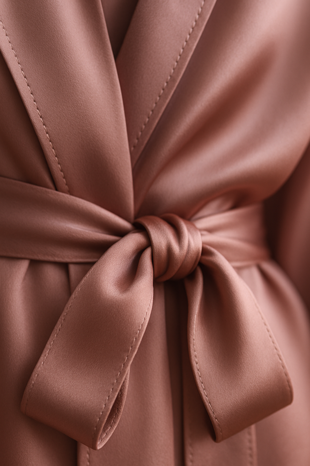 Dusty Rose Silk Robe | Timeless Elegance - Image 3