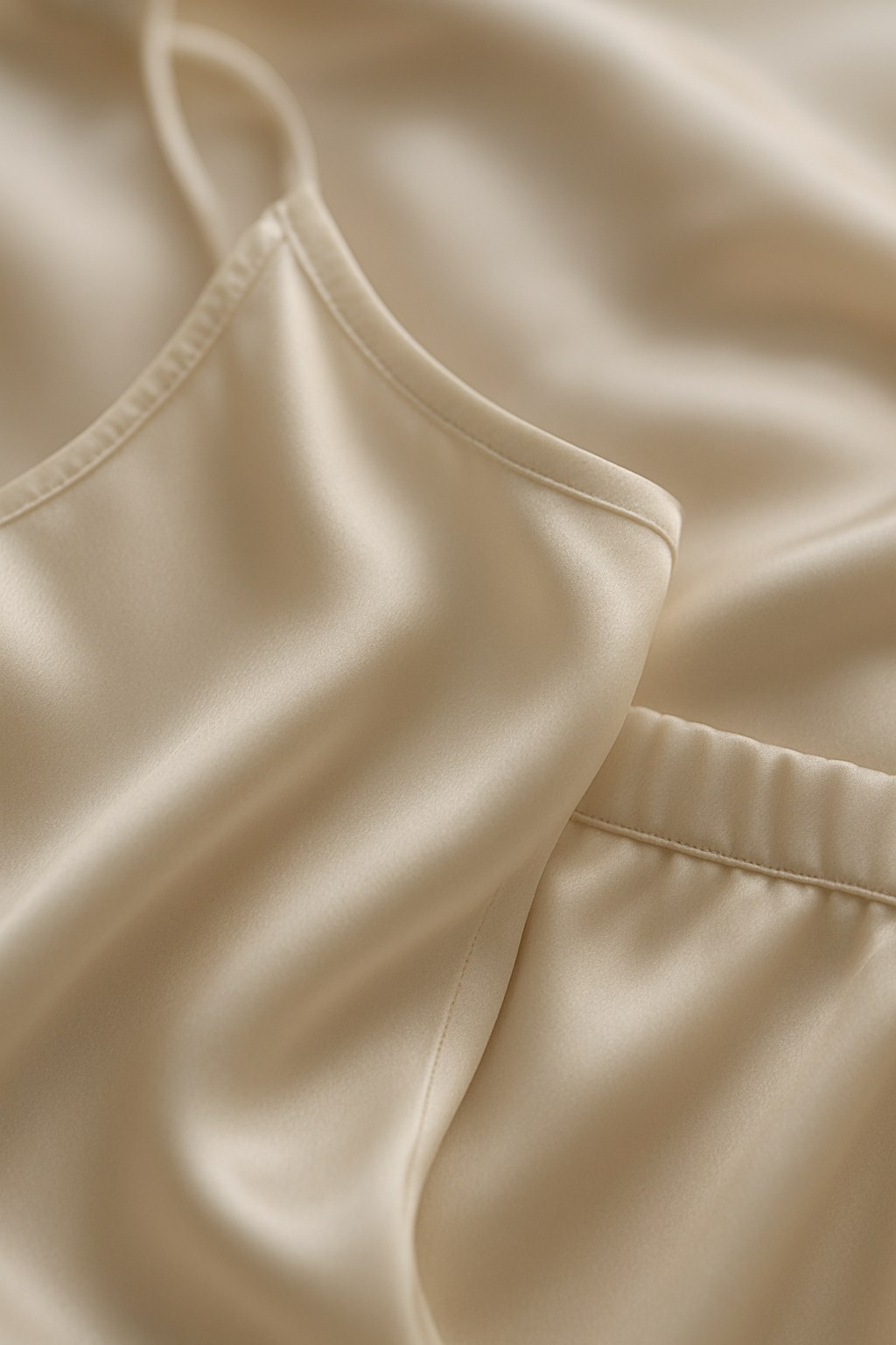 Ivory Silk Camisole & Pant Set | Serica House - Image 3