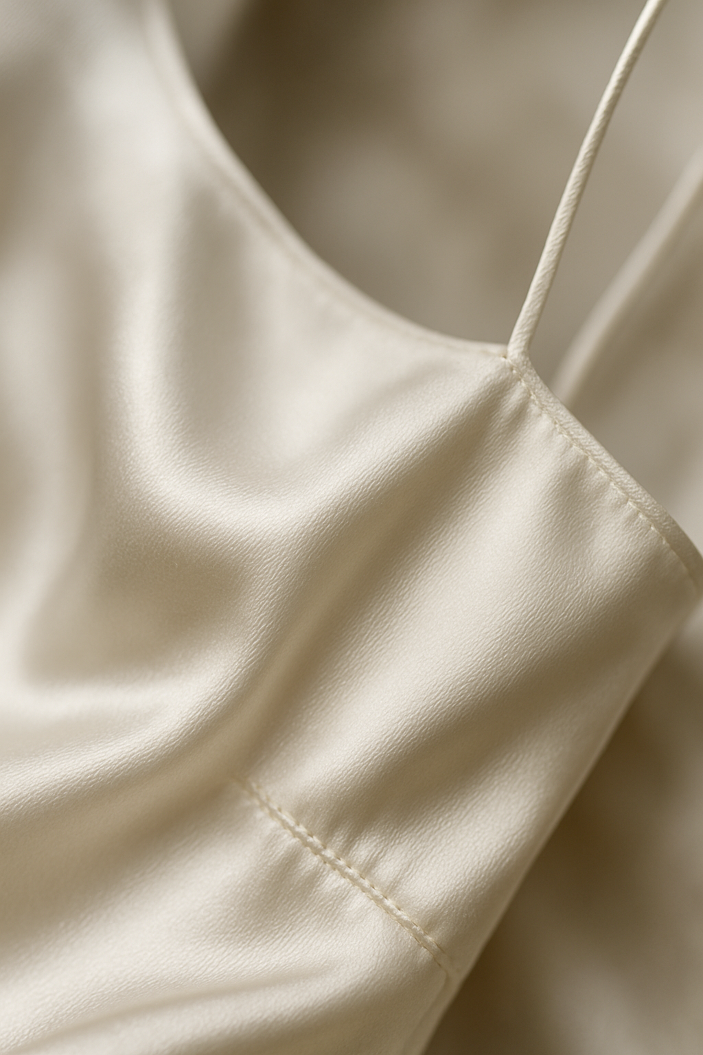 Pearl White Silk Mini Dress | Serica House - Image 3