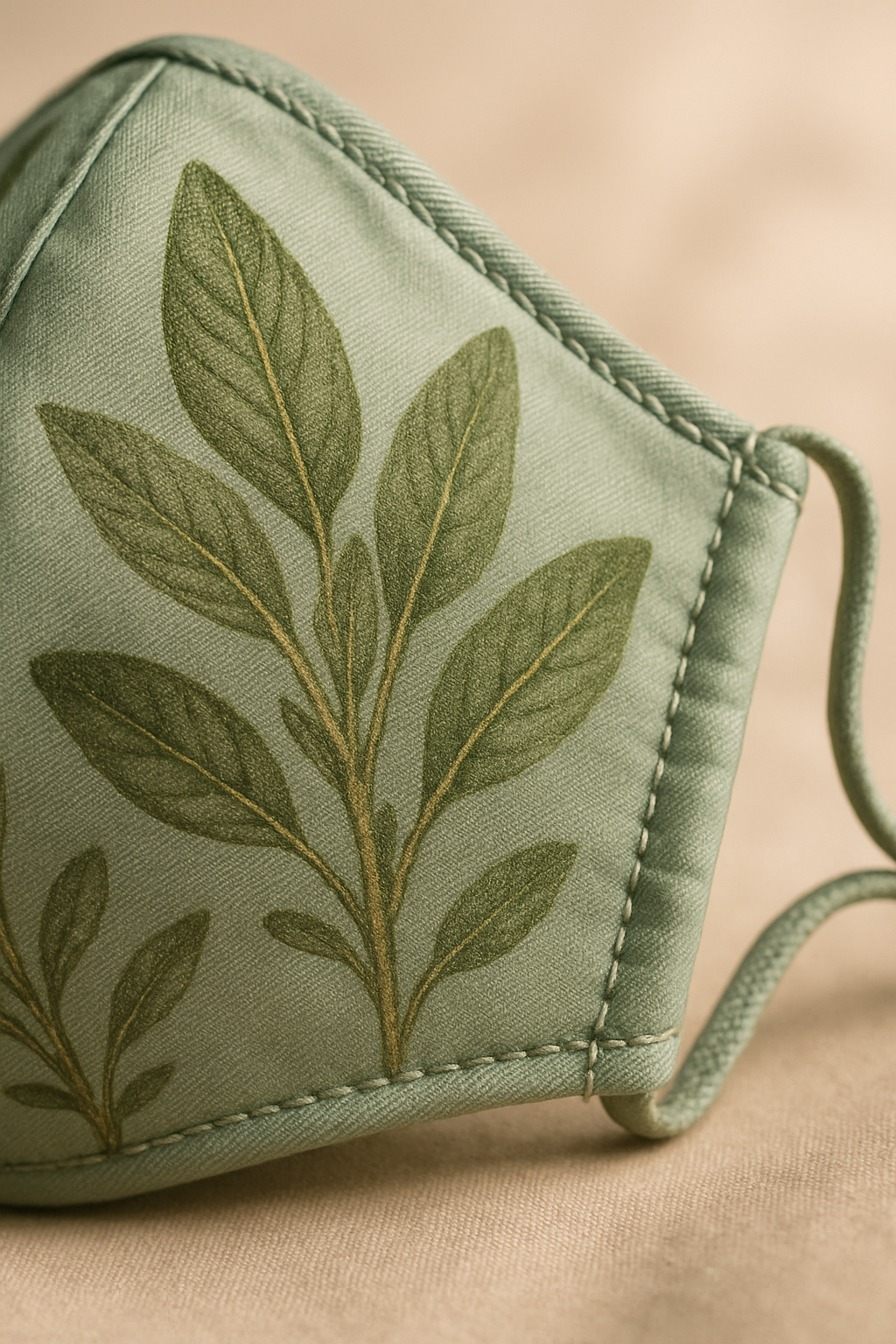 Sage Botanical Silk Eye Mask – Serica Relaxation - Image 3