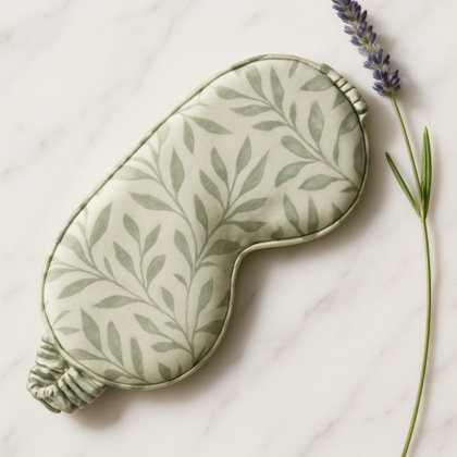 Sage Botanical Silk Eye Mask – Serica Relaxation