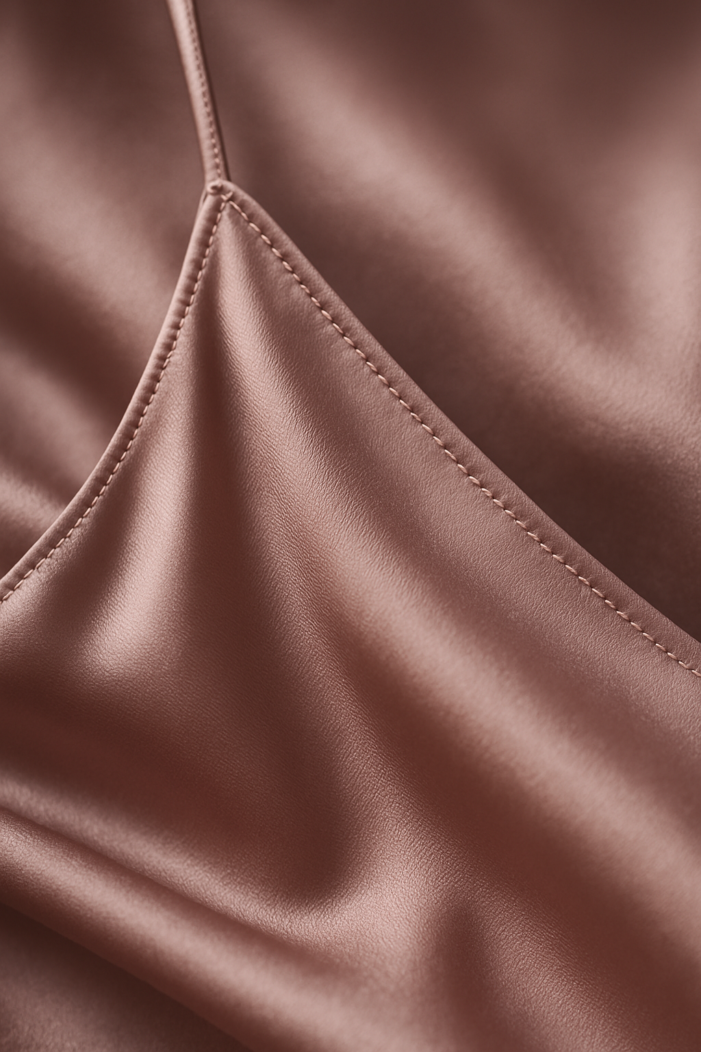 Soft Mauve Silk Slip Dress - Serica House - Image 3