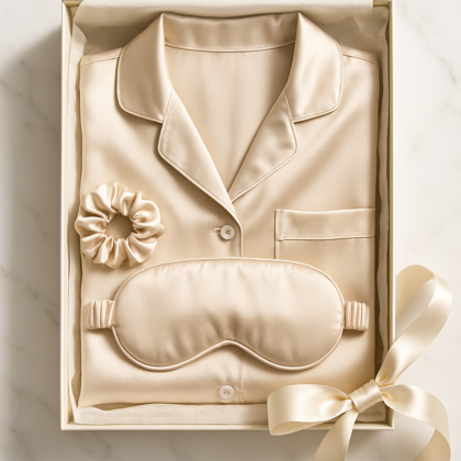 Weekend Away Silk Loungewear Set | Serica House