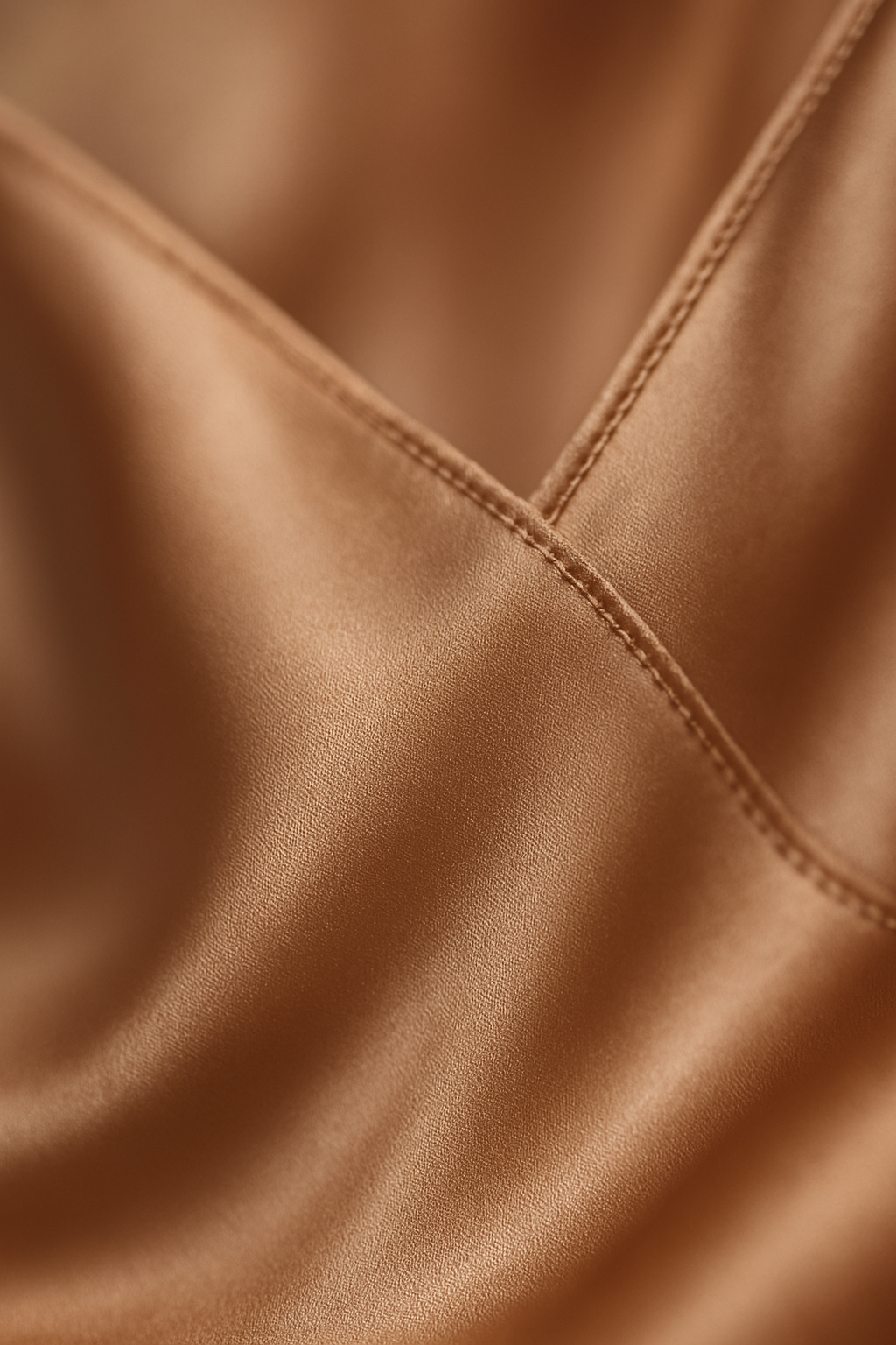 Warm Nude Maxi Silk Slip Dress - Serica House - Image 3