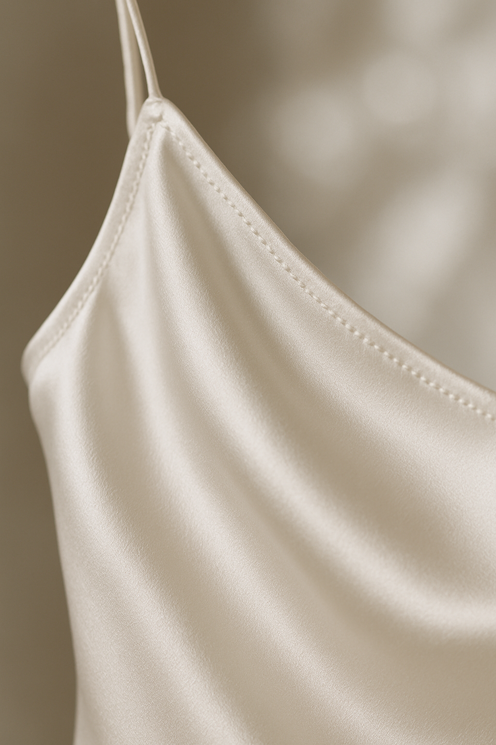 White Silk Bridal Slip Dress | Serica House - Image 3